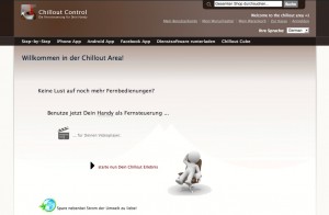 Chillout Control Webseite Chillout Control Webseite